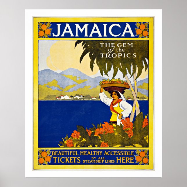Jamaica - Posters Viagens vintage (Frente)