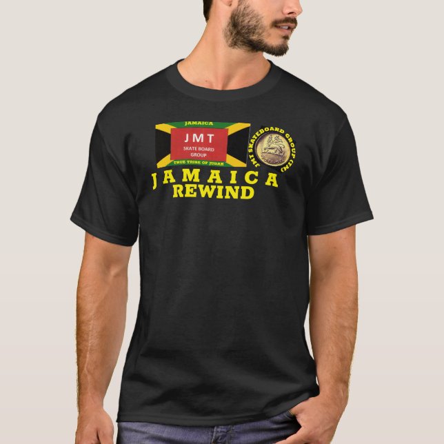 JAMAICA REWIND Camisa Escura Básica (Frente)