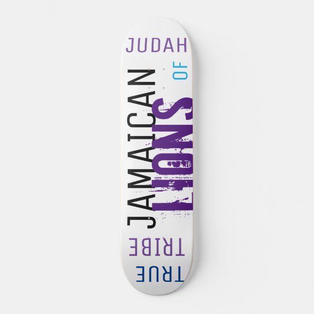 JAMAICAN LIONS SKATEBOARD / JMT USA Skateboard (Frente)