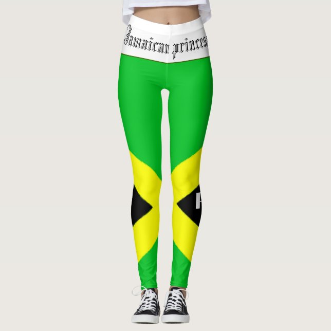 JAMAICAN PRINCESS FLAG LEGGINGS BY. ACD PARÂMICA (Frente)