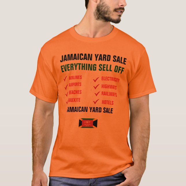JAMAICAN YARD SALE. Camiseta (Frente)