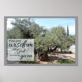 James 1:5 Poster Print | God's Wisdom