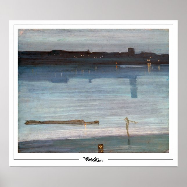 James McNeill Whistler Zedign Art Poster nº 2 (Frente)