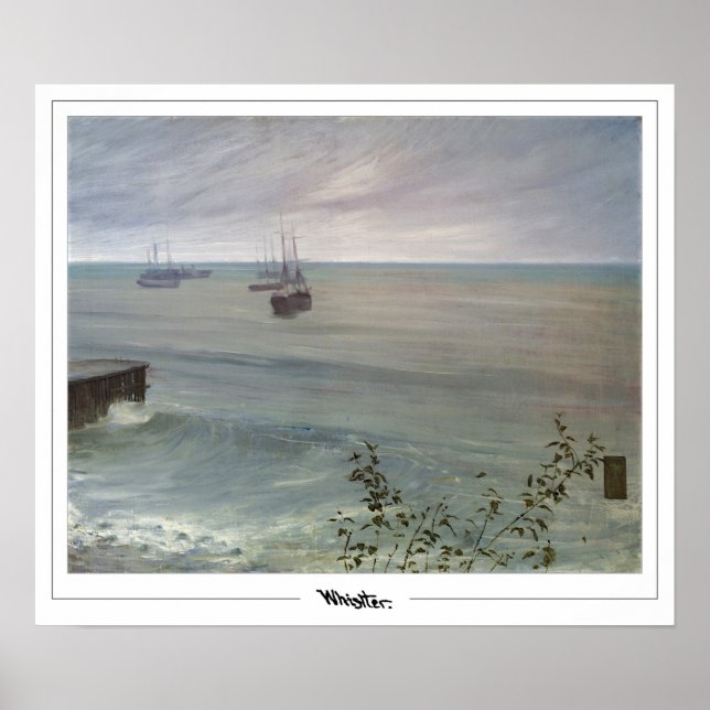 James McNeill Whistler Zedign Art Poster nº 299-2 (Frente)