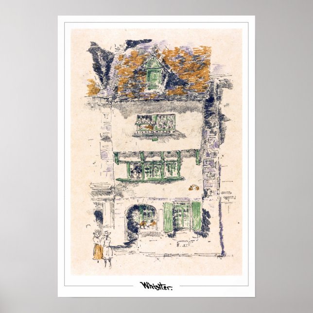 James McNeill Whistler Zedign Art Poster nº 438-2 (Frente)