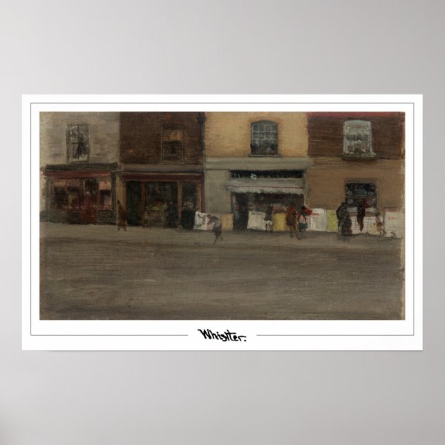 James McNeill Whistler Zedign Art Poster nº 440-2 (Frente)