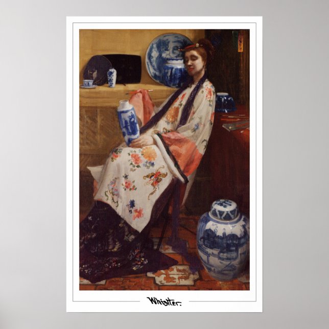 James McNeill Whistler Zedign Art Poster nº 6 (Frente)