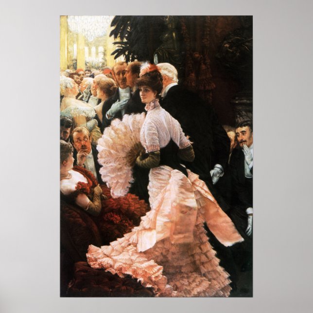 James Tissot A Senhora Política Poster (Frente)