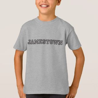 Jamestown caçoa o t-shirt