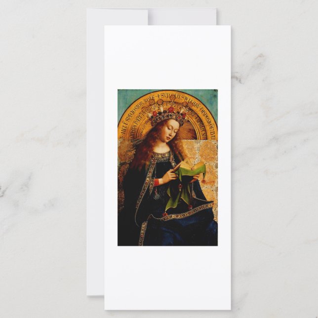 Jan van Eyck - Coleção de Belas Artes da Virgem Ma (Frente)