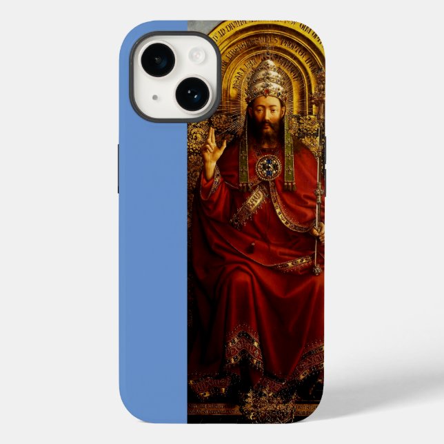 Jan van Eyck Deus Pai no Trono Arte Fina (Verso)