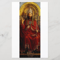 Jan van Eyck Deus Pai no Trono Arte Fina