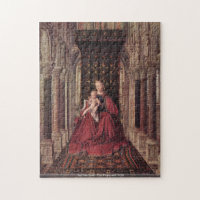 Jan van Eyck - o quebra-cabeça do Virgin e da