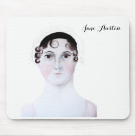 Jane Austen aquarela mouse pad por ORDesigns