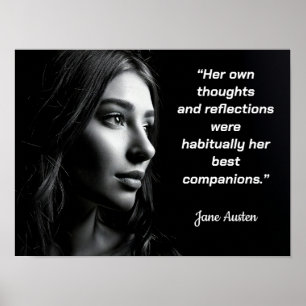 Jane Austen Cote POSTER - Seus Pensamentos