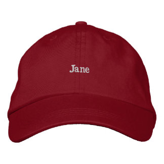 Jane - Personalize seu próprio nome de boné