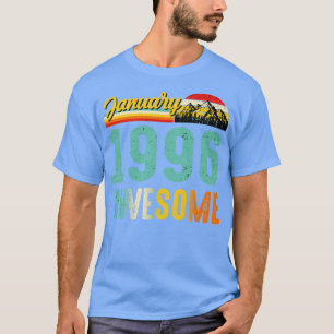 Janeiro de 1996 Camisa de Presente de Aniversário 