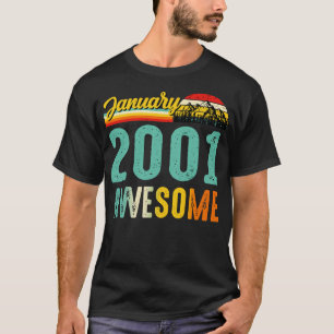 Janeiro de 2001 Camisa de Presente de Aniversário