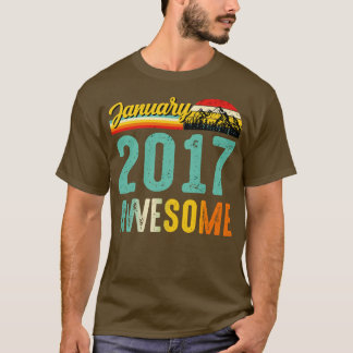 Janeiro de 2017 Camisa de Presente de Aniversário 
