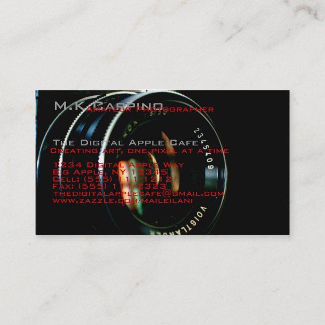 Janela ao cartão de mundo empresarial (Frente)