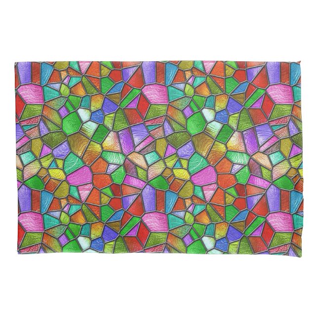 Janela Colorida de Vidro Pintado Abstrato (Frente)