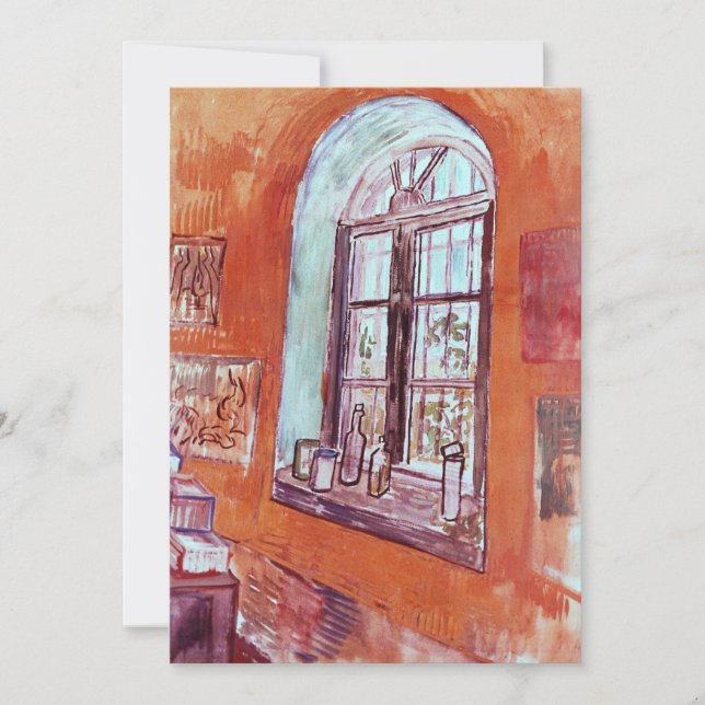 Janela do Estúdio de Vincent van Gogh no Asilo (Frente)