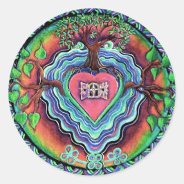 Janela para o adesivo do Heart Mandala
