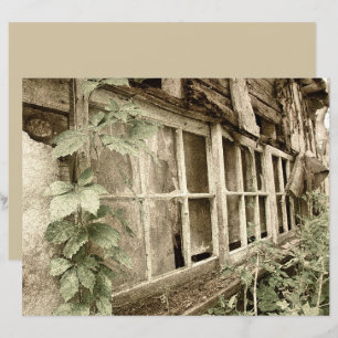 Janelas Vintage Rustic Old Wood Barn