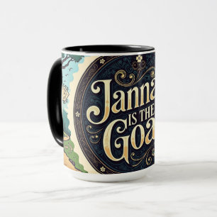 Jannah é o Objetivo para o Paraíso Caneca Islã V