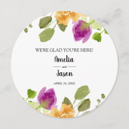 Janta De Casamentos Redondos Obrigado