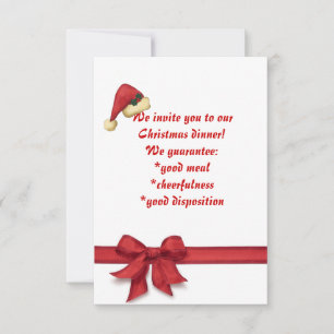 Janta de Natal, Convite