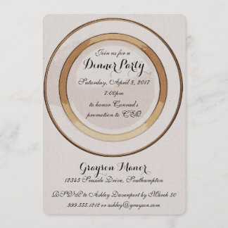 Jantar Convite de festas