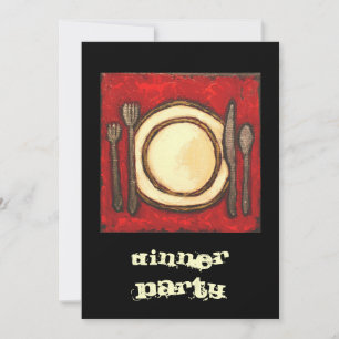 Jantar Convite de festas