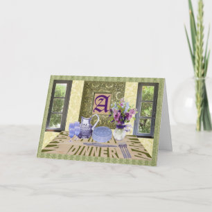 Jantar Convite de festas