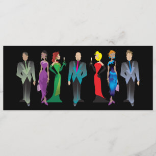 Jantar Convite Personalizado de Convidados