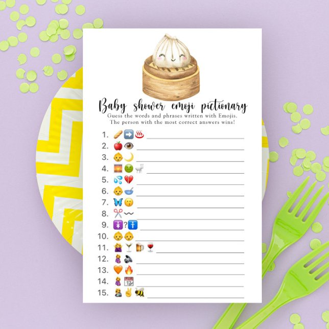 Jantar de bebê Little Dumpling jogo Emoji Pictiona (Criador carregado)