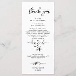 Jantar Definição Obrigado, Cartões de Letra Pretos