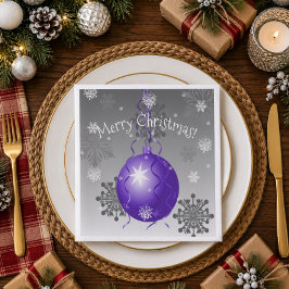 Jantar Guardanapo de Papel de Enfeite de Natal Rojo Luxo