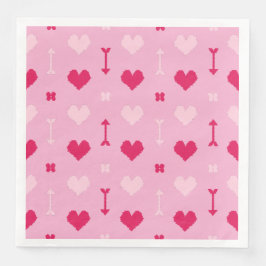 Jantar Guardanapo de Papel Love Arrows & Blossoms
