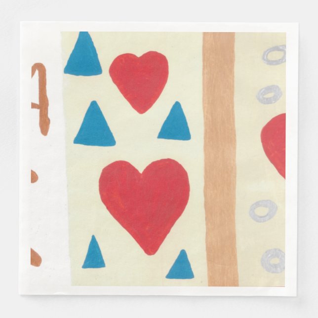 Jantar Guardanapo de papel Love Path (Frente)