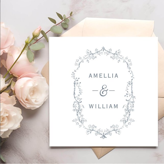 Jantar Guardanapo de papel para casamento floral de coroa (Criador carregado)