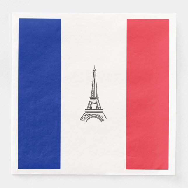 Jantar Guardanapo de papel para festa temática da bandeir (Frente)