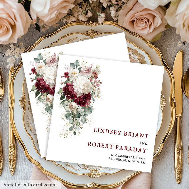 Jantar Guardanapo de papel rosa dourado boho romântico pa (Romantic Boho Blush Gold Rose Wedding Paper Napkin)