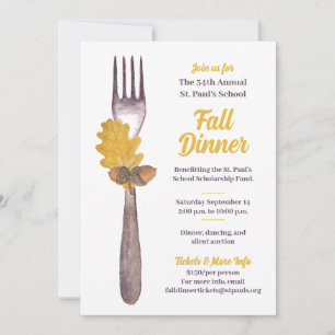 Jantar ou Queda de Convite de Evento