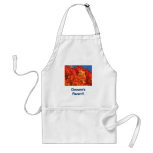 Jantares Prontos! aventais Laranja Folhas de Outon