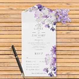 Janto Branco Floral Purple Boho