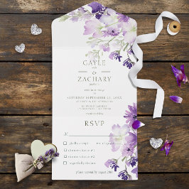Janto Branco Floral Purple Boho