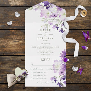 Janto Branco Floral Purple Boho