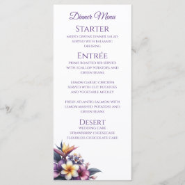 Janto Casamento e Menu Bar-Floral Tropical