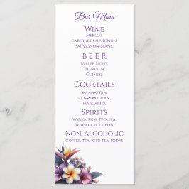 Janto Casamento e Menu Bar-Floral Tropical